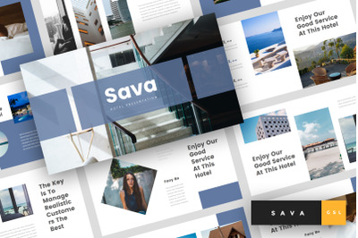 Sava - Hotel Google Slides Template