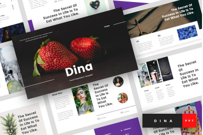 Dina - Food PowerPoint Template