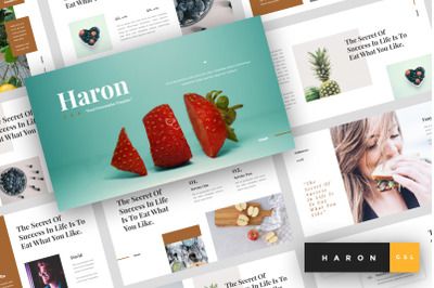 Haron - Food Google Slides Template