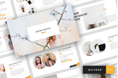 Quivner - Creative Google Slides Template