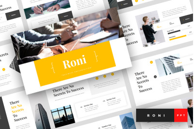 Roni - Business PowerPoint Template