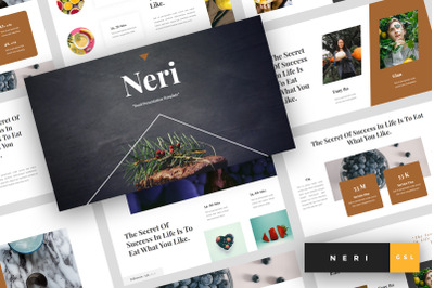 Neri - Food Google Slides Template