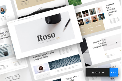 Roso - Creative Keynote Template