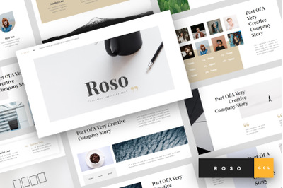 Roso - Creative Google Slides Template