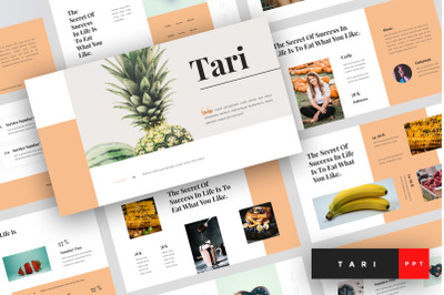 Tari - Food PowerPoint Template