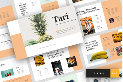 Tari - Food Google Slides Template