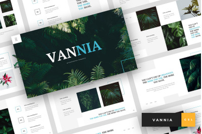 Vannia - Plant Google Slides Template