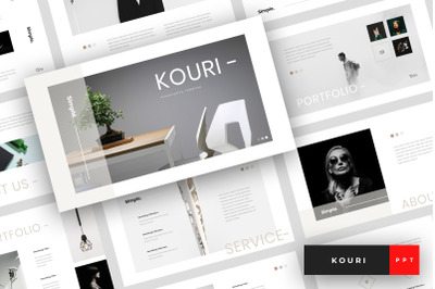 Kouri - Minimal PowerPoint Template
