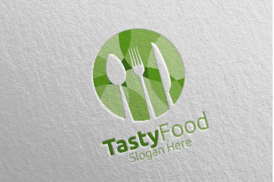 Healthy Food Logo for Restaurant or Cafe 2