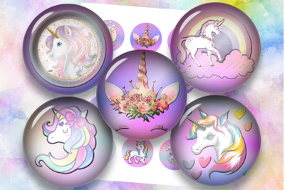 Unicorn Digital Collage Sheet,Unicorn Printable