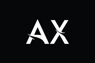 AX Monogram logo design