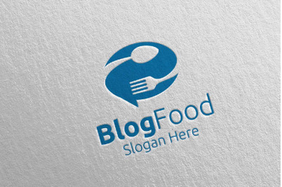 Blog Healthy Food Logo for Restaurant or Cafe 10