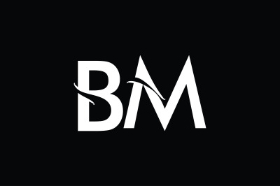 BM Monogram Logo Design