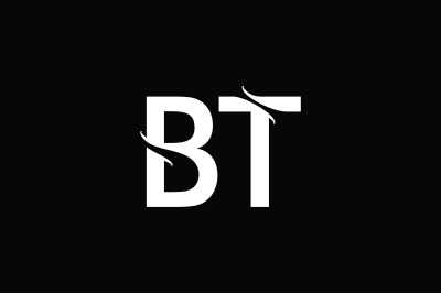 BT Monogram Logo Design