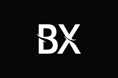 BX Monogram Logo Design