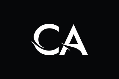 CA Monogram Logo Design