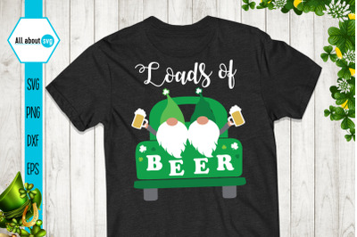 Loads Of Beer Svg, St Patricks Gnomes Svg