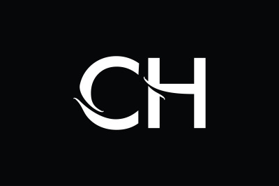 CH Monogram Logo Design
