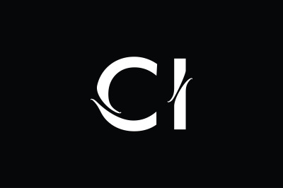 CI Monogram Logo Design