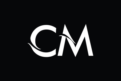 CM Monogram Logo Design