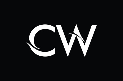 CW Monogram Logo Design