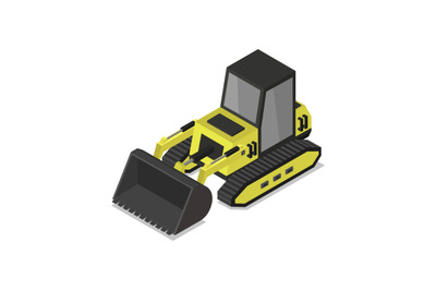 isometric excavator