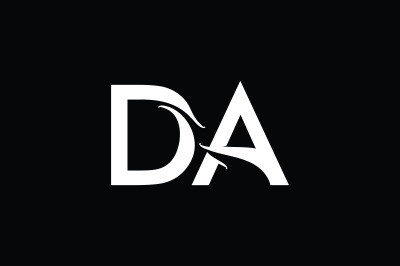 DA Monogram Logo design