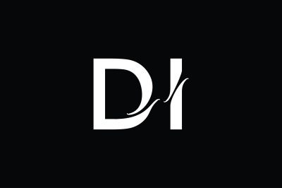 DI Monogram Logo design