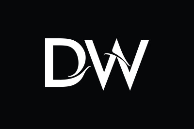 DW Monogram Logo design