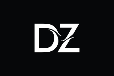 DZ Monogram Logo design