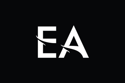 EA Monogram Logo Design
