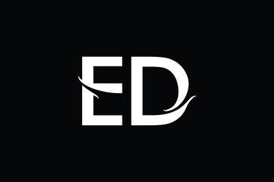ED Monogram Logo Design