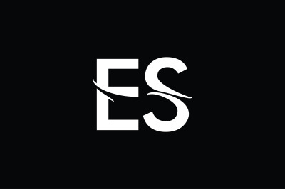 ES Monogram Logo Design