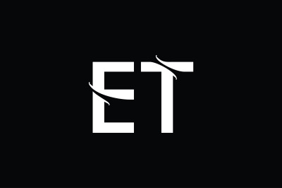 ET Monogram Logo Design