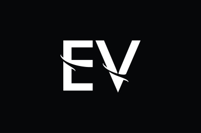 EV Monogram Logo Design