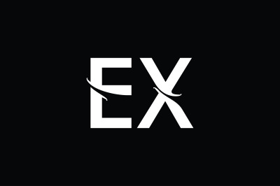 EX Monogram Logo Design