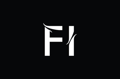 FI Monogram Logo Design