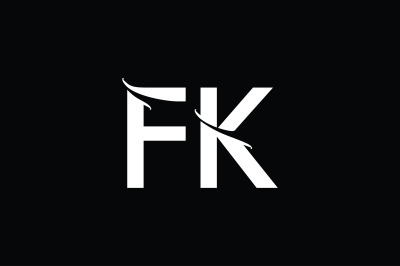 FK Monogram Logo Design