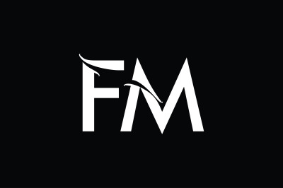 FM Monogram Logo Design