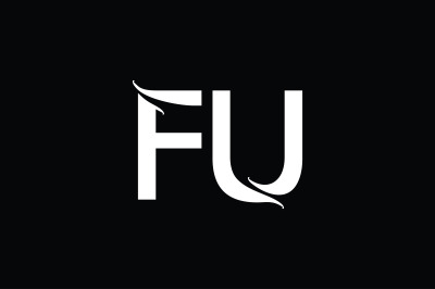 FU Monogram Logo Design