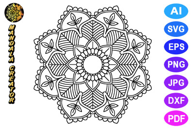 Mandala Flower Pattern - 08