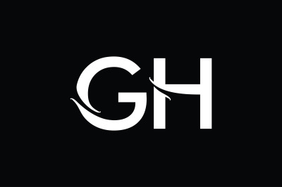 GH Monogram Logo Design