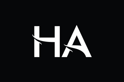 HA Monogram Logo Design