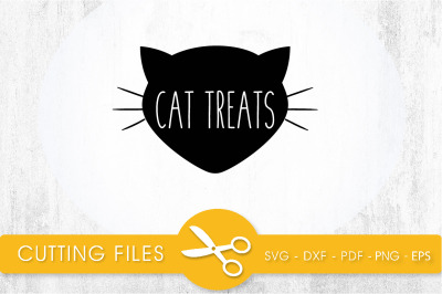 Cat Treats  SVG, PNG, EPS, DXF, Cut File