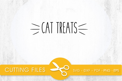Cat Treats SVG, PNG, EPS, DXF, Cut File