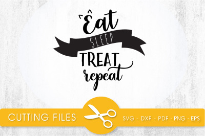 Eat Sleep SVG, PNG, EPS, DXF, Cut File