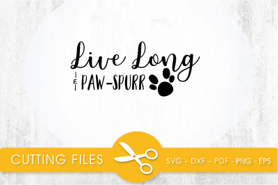 Paw-Spurr SVG, PNG, EPS, DXF, Cut File