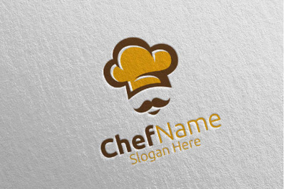Chef Food Logo for Restaurant or Cafe 22