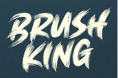 Brush King / Brush Font