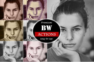 BW Actions for Photoshop